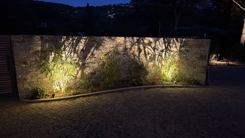 Architectural facade lighting, villa in La Croix-Valmer